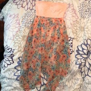 Flowy floral dress